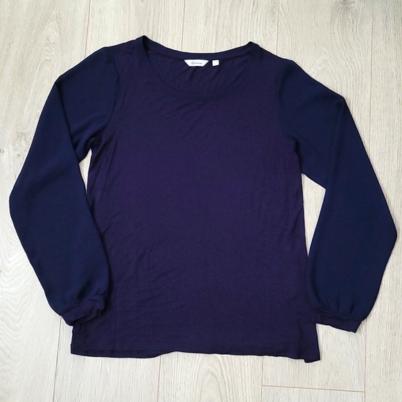 Reitmans Navy Blouse - Picture 1 of 3